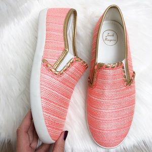 Jack Rogers Baldwin Sneaker in Fire Coral